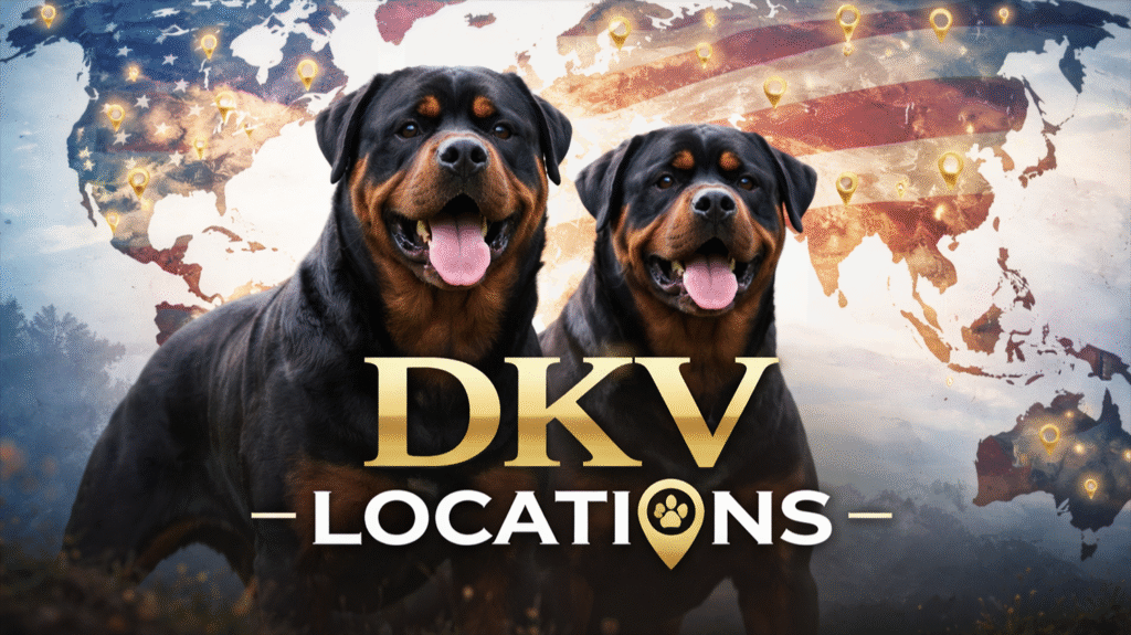 We personally hand-deliver every DKV Rottweiler puppy anywhere in the USA.